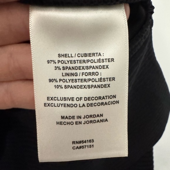 DKNY Women’s Black Textured Full Zip Hoodie Sweatshirt XXL - Picture 6 of 9